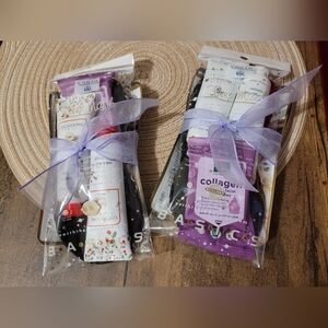 Set of Skincare Masks, Sleep Mask, and Lotion